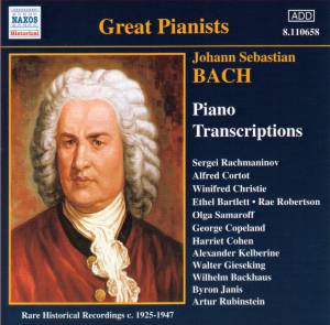Great Pianists J.S.Bach Piano Transcriptions