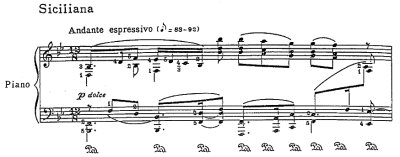 Bach=Godowsky/Siciliana from Sonata No.1 for violin solo BWV 1001