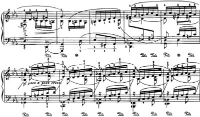 (Bach=Godowsky:Prelude and Fugue -development of fugue-)