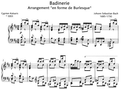 Bach=Katsaris/ Badinerie