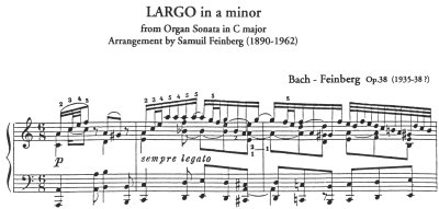 (Bach=Feinberg - Beginning)