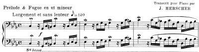 Bach=Herscher/ Prelude and Fugue BWV 549