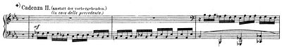 Bach=Busoni/ Cadenza II of Prelude and Fugue in E flat Major, BWV 552