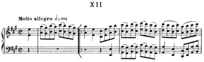 Philipp/ Etudes d'Octaves d'apres J. S. Bach No. 12
