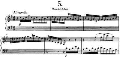 Reicha/ Fugue on the theme of J. S. Bach from 36 Fugues for piano Op.36