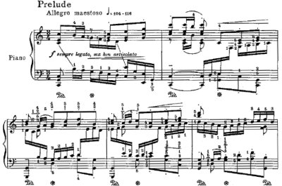 Bach=Godowsky/Prelude from Suite No.3 for violincello solo BWV 1009