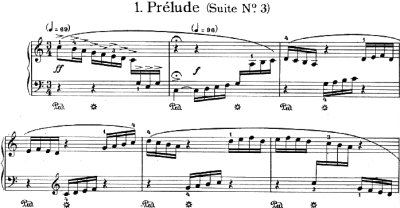 Bach=Siloti/Prelude from Four Etude after Cello Suites