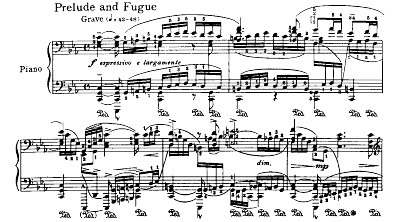 Bach=Godowsky/Prelude and Fugue from Suite No.5 for violincello solo BWV 1011