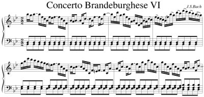 Bach=Cerutti/ Brandenburg Concerto No.6