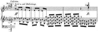 Bach=Busoni/ Cadenza I of Prelude and Fugue in E flat Major, BWV 552