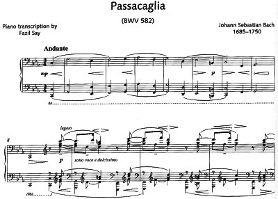 Bach=Say/ Passacaglia c-moll  BWV 582