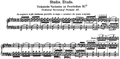 Bach=Busoni/ Etude [Technical Variants of Prelude No.3]