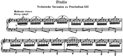 Bach=Busoni/ Etude [Technical Variants of Prelude No.21]