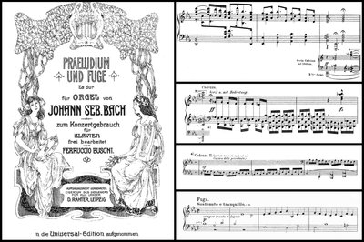 Bach-Busoni BWV 552 (first edition, 1889)